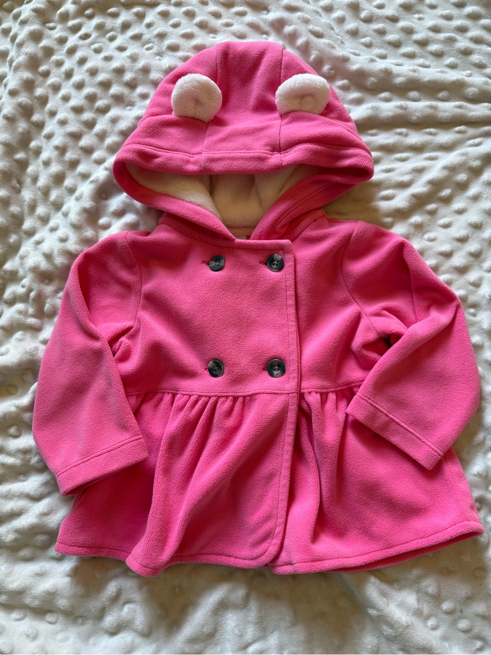 Carters Double-Breasted Fleece Coat